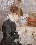 Berthe Morisot Sewing girl oil on canvas